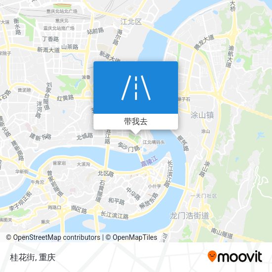 桂花街地图