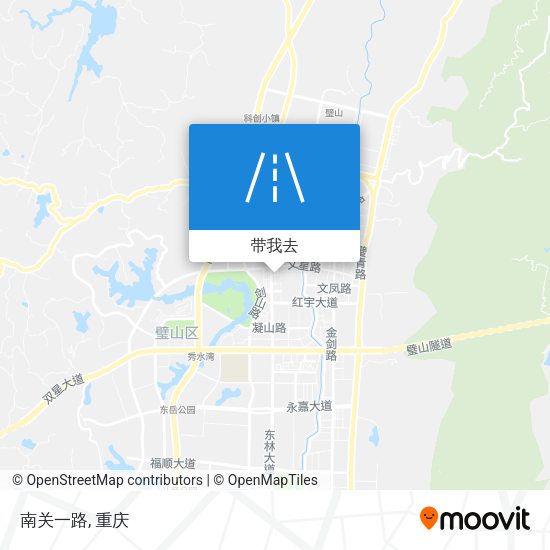 南关一路地图