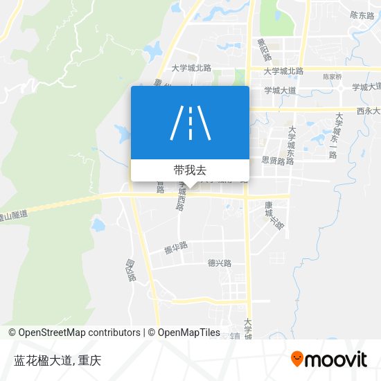 蓝花楹大道地图