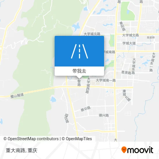 重大南路地图