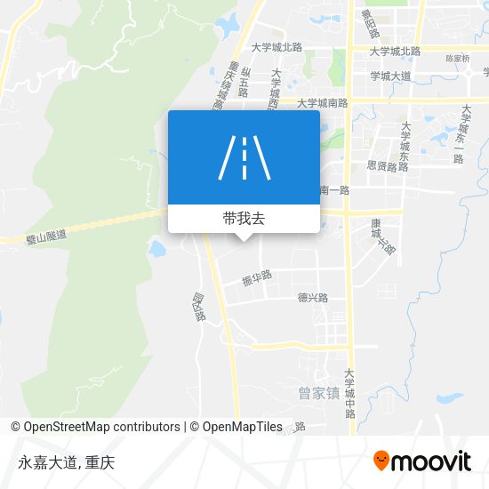 永嘉大道地图
