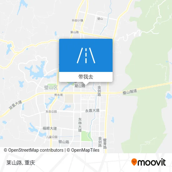 莱山路地图