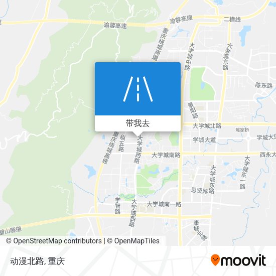 动漫北路地图