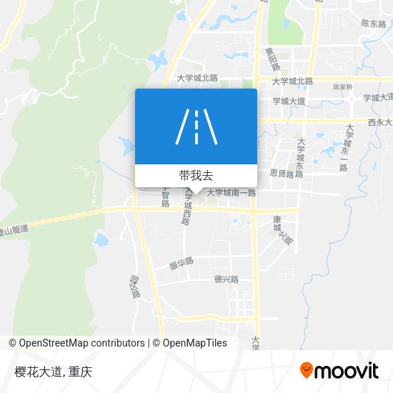樱花大道地图