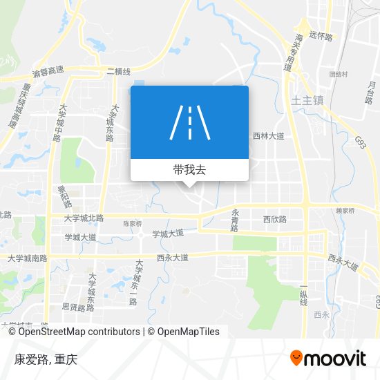 康爱路地图