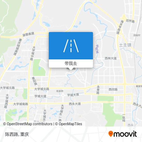 陈西路地图