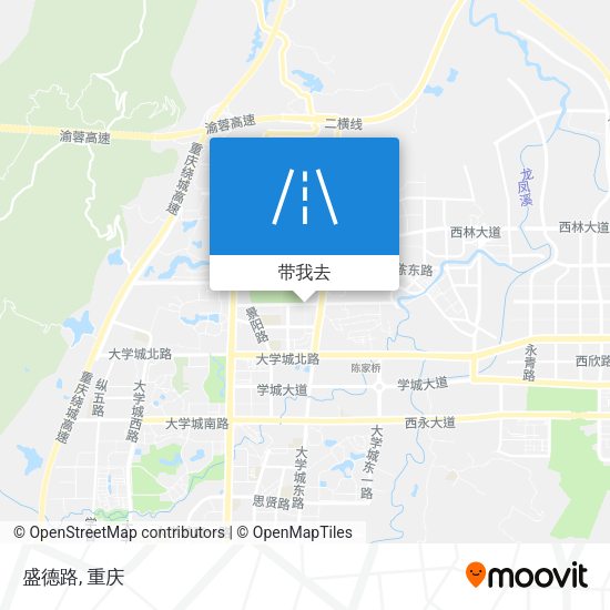 盛德路地图