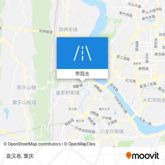 嘉滨巷地图