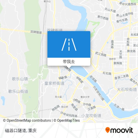 磁器口隧道地图