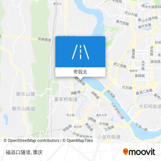 磁器口隧道地图