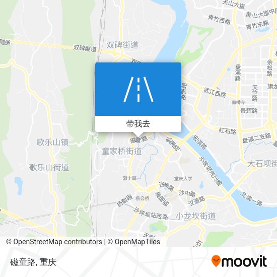 磁童路地图