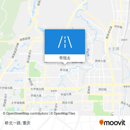 桥北一路地图