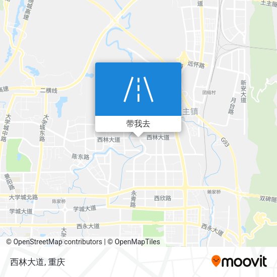 西林大道地图