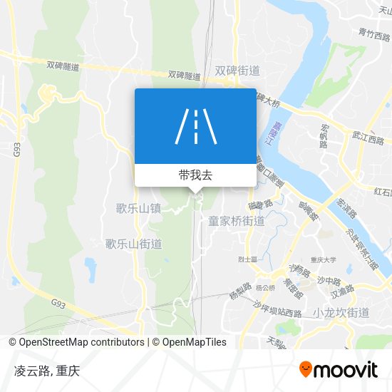 凌云路地图