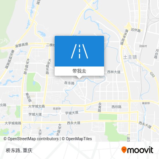 桥东路地图