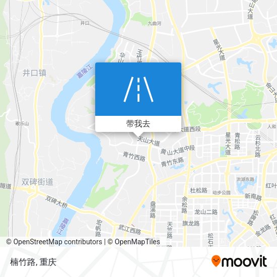 楠竹路地图
