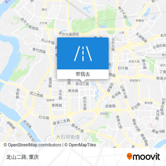 龙山二路地图