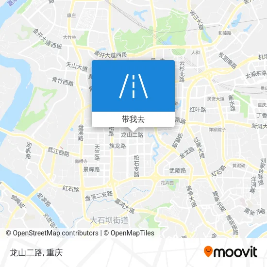 龙山二路地图