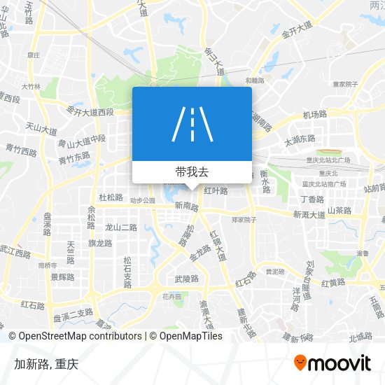加新路地图