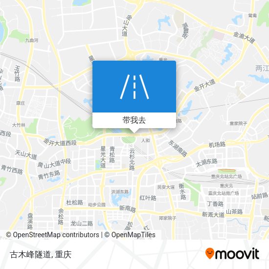 古木峰隧道地图