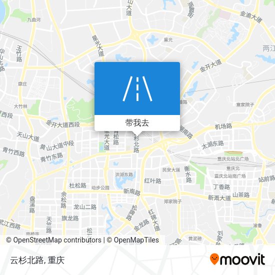 云杉北路地图