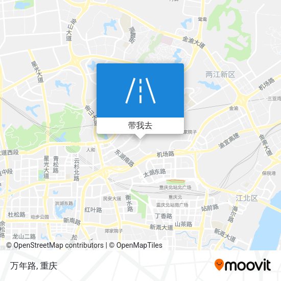万年路地图