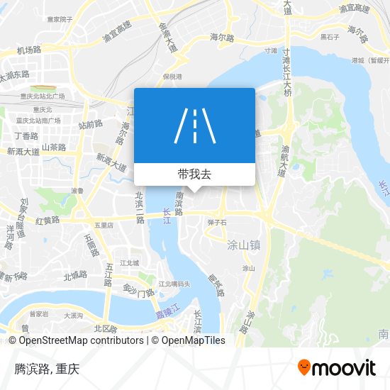 腾滨路地图