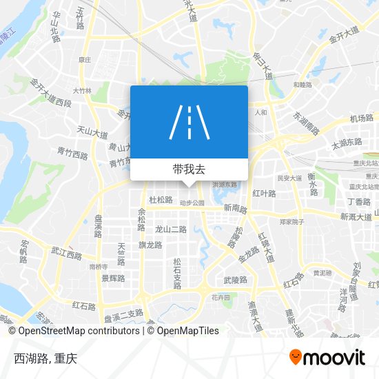 西湖路地图
