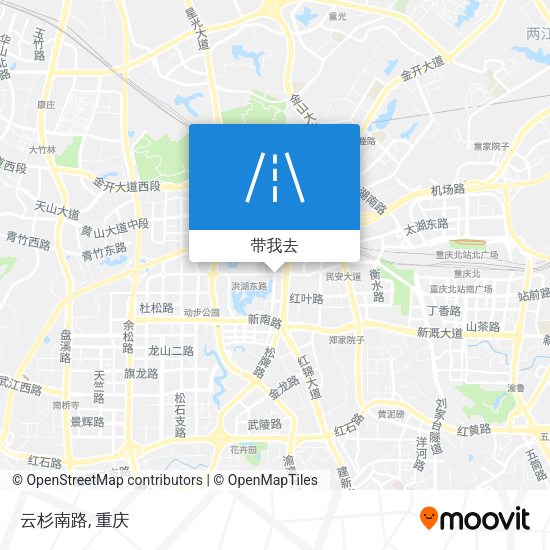云杉南路地图