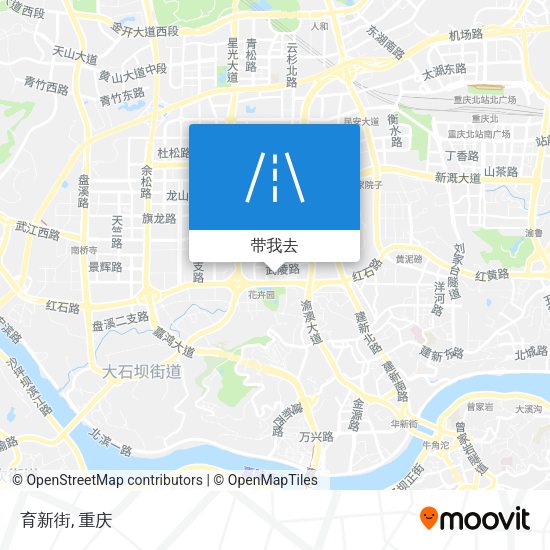 育新街地图