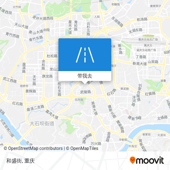 和盛街地图