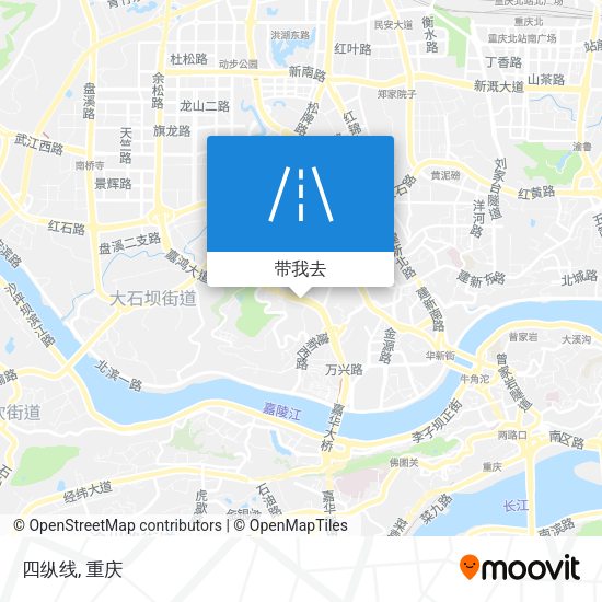 四纵线地图