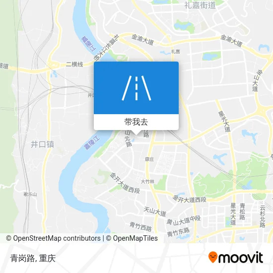 青岗路地图