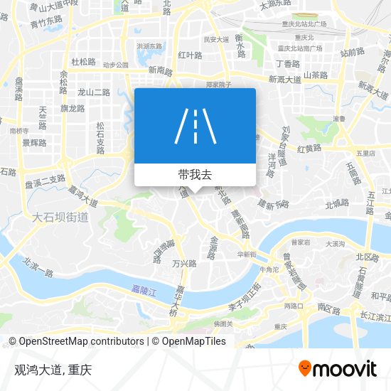 观鸿大道地图