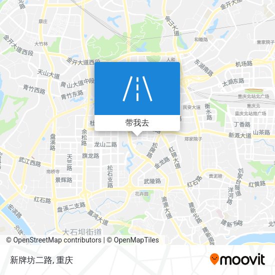 新牌坊二路地图