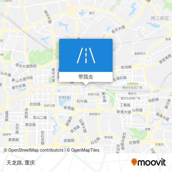 天龙路地图