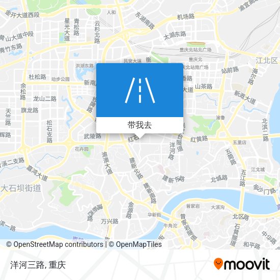 洋河三路地图