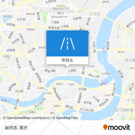 融景路地图
