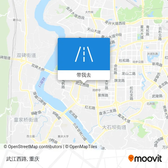 武江西路地图