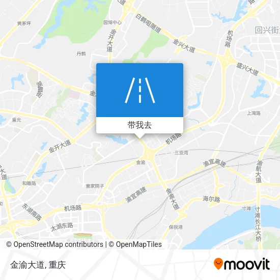 金渝大道地图