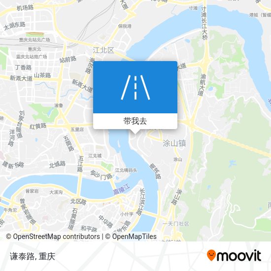 谦泰路地图