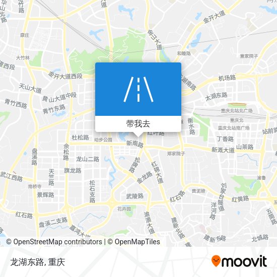 龙湖东路地图