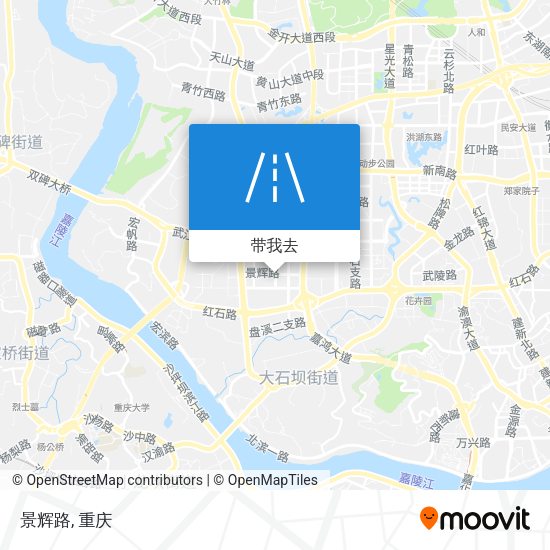 景辉路地图