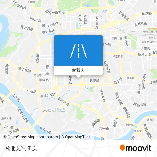 松北支路地图