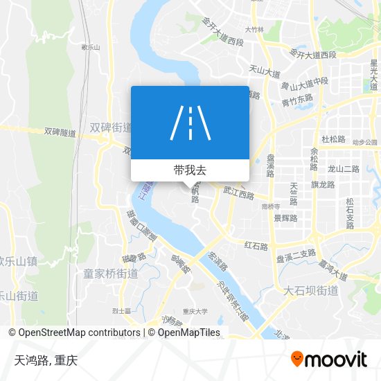 天鸿路地图