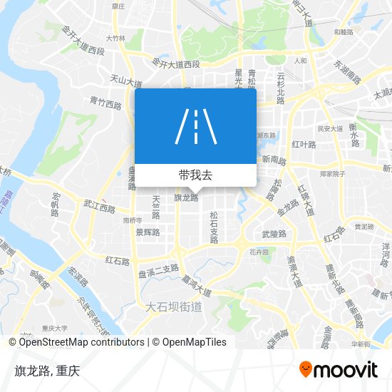 旗龙路地图