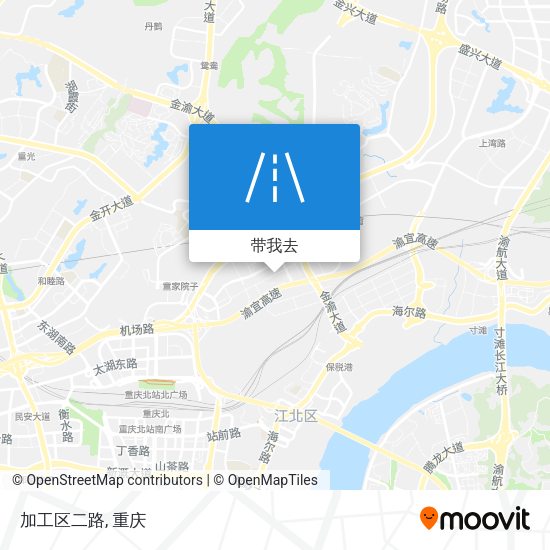 加工区二路地图
