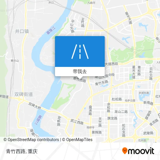 青竹西路地图