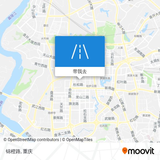 锦橙路地图