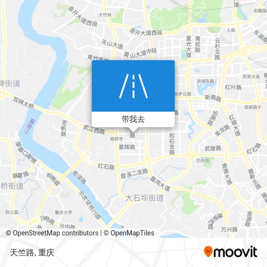 天竺路地图